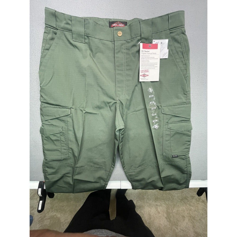 Tru-Spec Pant 24-7 Original Tactical Rip-Stop Police STYLE CargoPant NWT - Picture 2 of 12